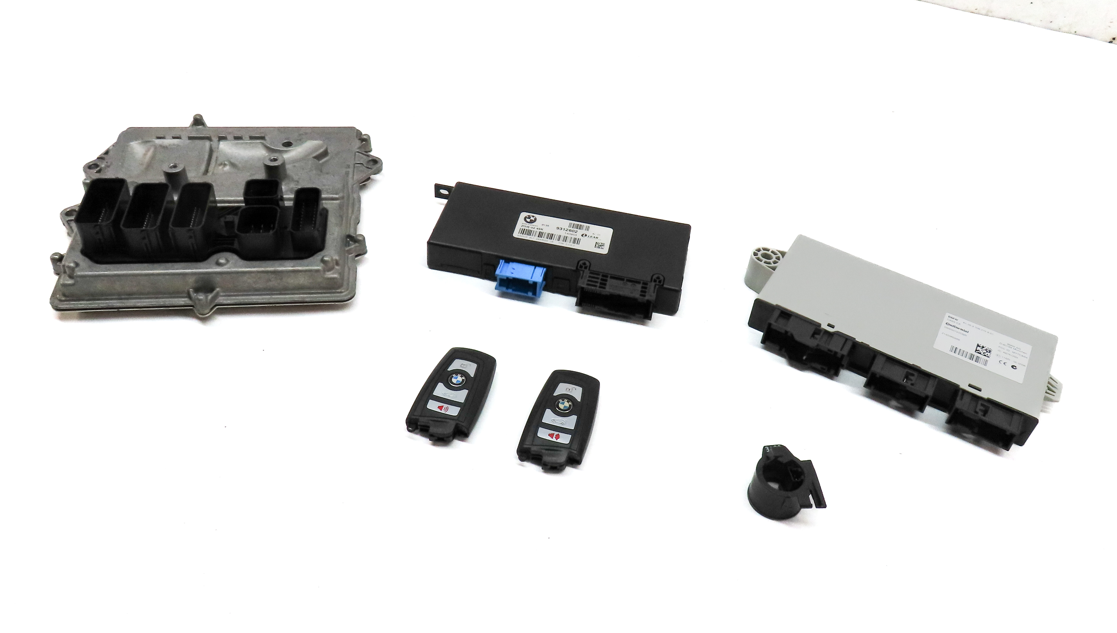12-15 BMW 3 5 6 7 X3 F01 F06 F10 F30 ENGINE CONTROL MODULE IMMOBILIZER KEY SET — exact item pictured